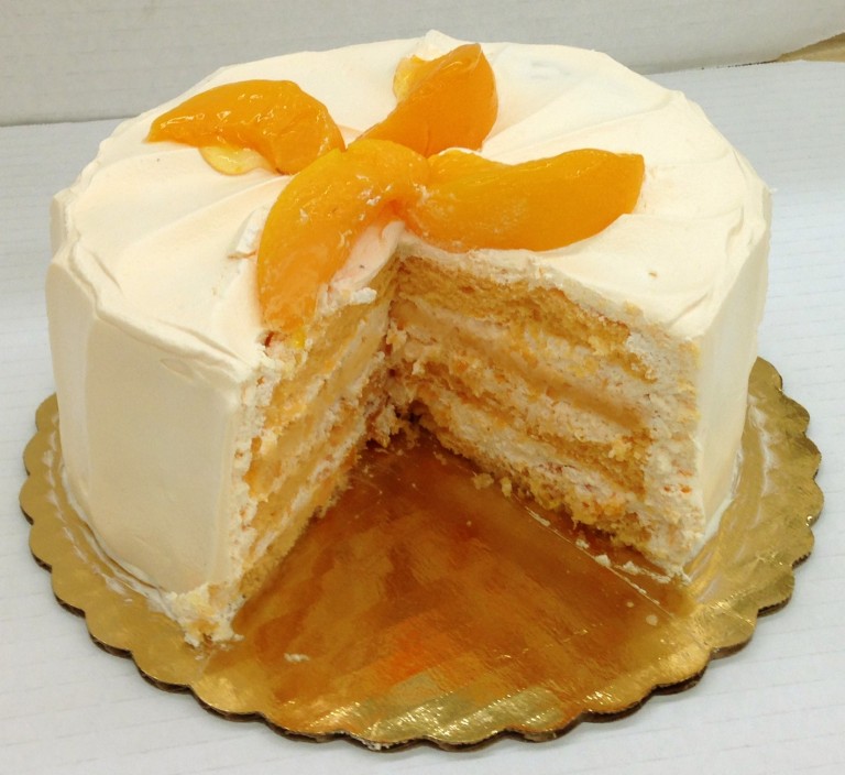 Inside Peach Chiffon | Classic Bakery